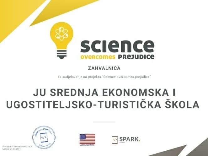 “Science overcomes prejudice”