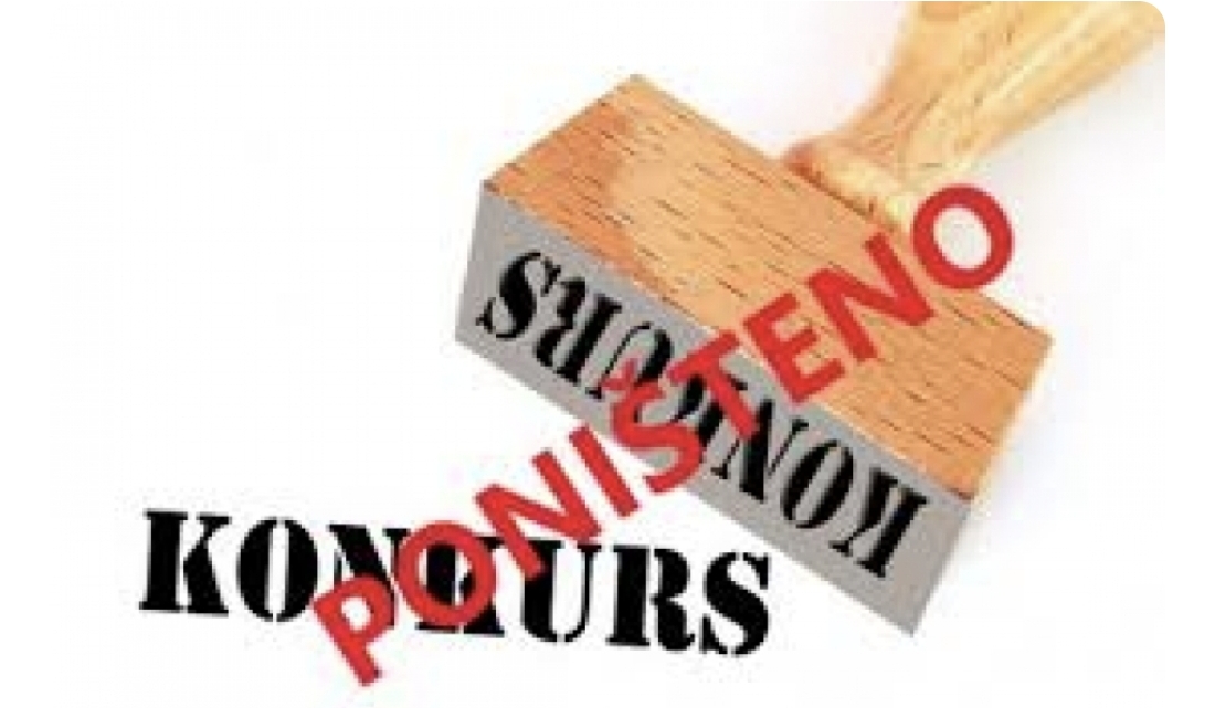 Obavještenje o poništenju dijela Javnog konkursa