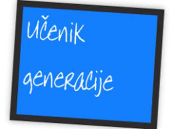 Oglas za izbor učenika generacije