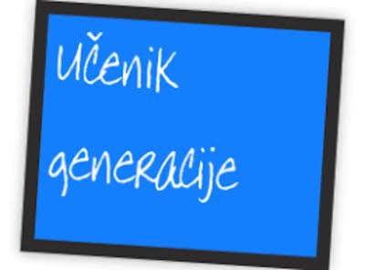 Oglas za izbor učenika generacije