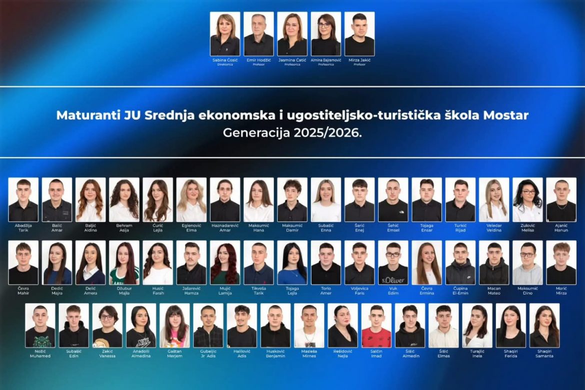 Ispraćamo generaciju maturanata 2022/2026.